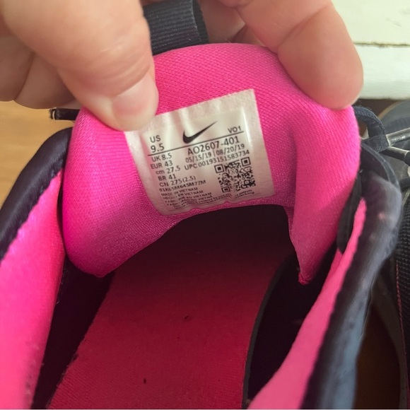 Nike Mens AO2607-401 Obsidian Pink Blast P. George Size 9.5 Basketball Shoes - Picture 8 of 9